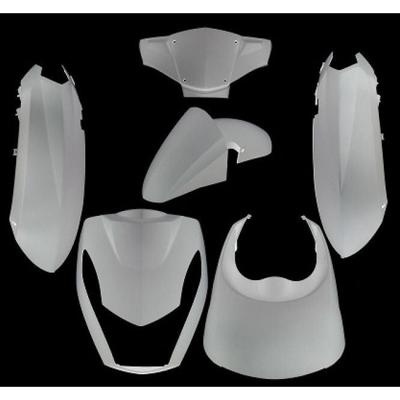 Edge Plaatset 6-delig voor peugeot kisbee 2t/4t - wit