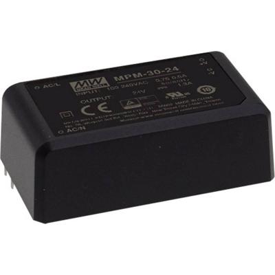 MEAN WELL MPM-30-15 AC/DC-printnetvoeding 15 V/DC 2 A MEAN WELL MPM-30-15 AC/DC-printnetvoeding 15 V/DC 2 A