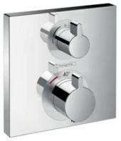 Afbouwdeel van Inbouw Thermostaat Hansgrohe Ecostat Square met Stop- en Omstelkraan Chroom - thumbnail