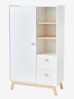 Garderobekast GROTE BEER wit/hout - thumbnail