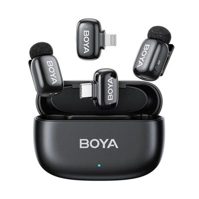 Boya Mini-12 Ultra-mini microfoon zwart