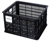 Gerecyclede fietskrat Basil Crate M 29.5 liter 35 x 45 x 25 cm - black - thumbnail