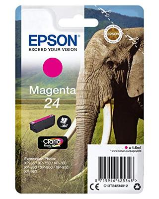 Epson Inktcartridge 24 Origineel Magenta C 13 T 24234012 Epson Inktcartridge 24 Origineel Magenta C 13 T 24234012