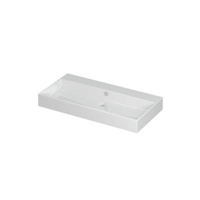 INK Unlimited Wastafel Porselein Zonder Kraangat - 900x450x110 mm - Glans Wit