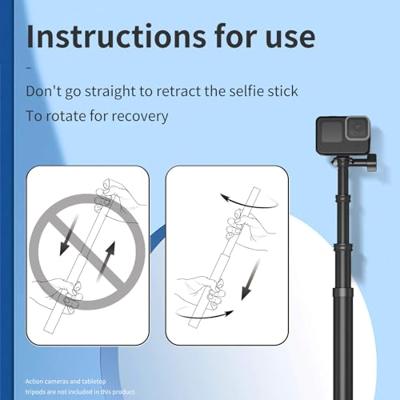 Telesin Selfie Stick carbon 2,7 meter (extra compact)