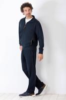 Blauw heren huispak interlock Hajo - thumbnail