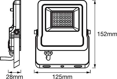 LEDVANCE SMART+ MULTICOLOR 20W 4058075474628 LED-buitenschijnwerper 20 W Lichtkleur (naam): RGBW LEDVANCE SMART+ MULTICOLOR 20W 4058075474628 LED-buitenschijnwerper 20 W Lichtkleur (naam): RGBW