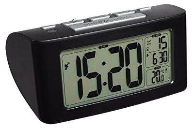 TFA Dostmann Siesta wekkerradio met korte slaap-timerfunctie, kunststof, zwart, 13,8 x 7 x 7 cm