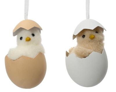 Hanger kuiken in ei 2ass Decoris - Decoris