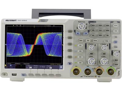 VOLTCRAFT DSO-6084E Digitale oscilloscoop 80 MHz 4-kanaals 1 GSa/s 40000 kpts 8 Bit Digitaal geheugen (DSO) VOLTCRAFT DSO-6084E Digitale oscilloscoop 80 MHz 4-kanaals 1 GSa/s 40000 kpts 8 Bit Digitaal geheugen (DSO)