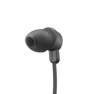 Lenovo Go USB-C in-ear hoofdtelefoon met actieve ruisonderdrukking - stormgrijs - computergecertificeerd - licht en draagbaar - geïntegreerde onafhankelijke microfoon - digitale audio USB-C