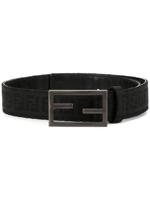 Fendi Pre-Owned FF buckle belt - Black - thumbnail
