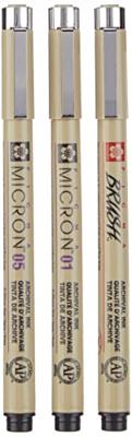 Sakura blisterkaart pigma micron 3 stuks Sakura blisterkaart pigma micron 3 stuks