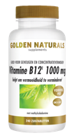 Golden Naturals Vitamine B12 1000mcg Zuigtabletten - thumbnail