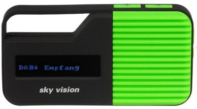 Sky Vision DAB 10G DAB/DAB+ Digital Mini Radio- Groen