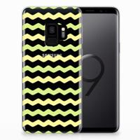 Samsung Galaxy S9 | TPU bumper | Waves Yellow - thumbnail