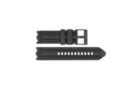 Horlogeband Nautica A20046G Rubber Zwart 24mm - thumbnail