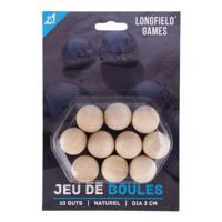 Houten Jeu de Boules Buts, 10st. - thumbnail