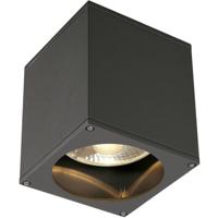 SLV PlafondBig Theo GU10 15cm antraciet - 229555 - thumbnail