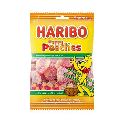 Haribo snoep perziken, zak van 185 g