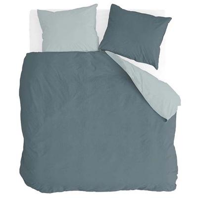 Dekbedovertrek 1-persoons - donkergroen - 140x220 cm