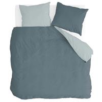 Dekbedovertrek 1-persoons - donkergroen - 140x220 cm - thumbnail