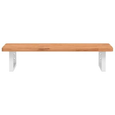 Badkamer wandschap staal en massief beukenhout