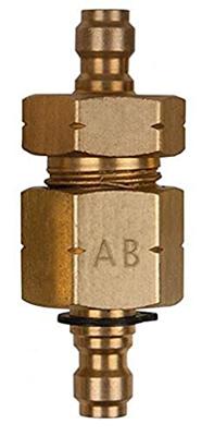 KS Tools 150.2346 Dubbel adapterstuk M16x1,5 binnen- en buitenschroefdraad en 3/8 slangaansluiting