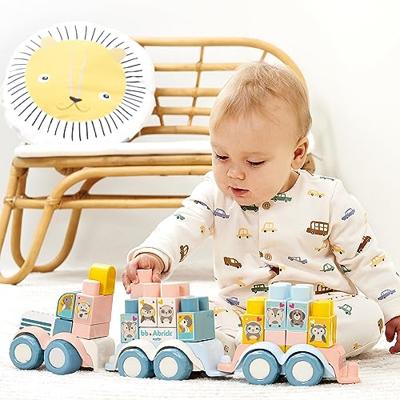 Abrick dierentrein met bouwblokken, 51dlg. Abrick dierentrein met bouwblokken, 51dlg.