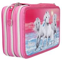 Miss Melody - Triple Pencil Case - Glitter Pink (410110) - thumbnail