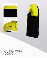 JAKO 6324 Polo Iconic - Zwart/Zachtgeel - S - thumbnail