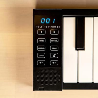 Carry-On Folding Piano Black opvouwbare piano 88 toetsen
