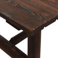 3-delige Loungeset massief vurenhout - thumbnail