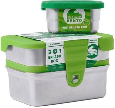 Blue Water Bento Lunchbox splash box - 3 in 1