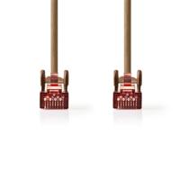 Nedis CCGP85221BN015 Cat6 S/ftp-netwerkkabel Rj45 Male - Rj45 Male 0,15 M Bruin - thumbnail