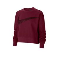Nike sportsweater donkerrood - thumbnail