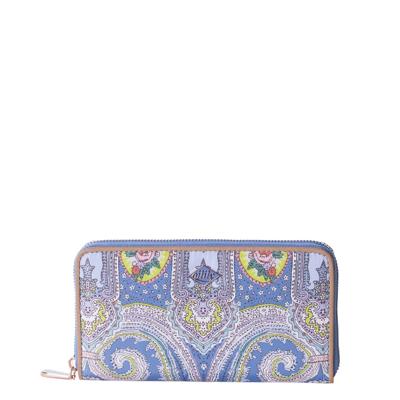 Oilily portemonnee City Rose Paisley L lichtblauw Oilily portemonnee City Rose Paisley L lichtblauw