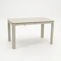 Tuintafel Eos 130x180x80cm creme - thumbnail