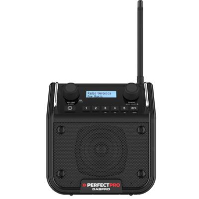 PerfectPro bouwradio dabpro dab+/fm/usb oplaadbaar