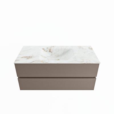 MONDIAZ VICA-DLUX 110cm badmeubel onderkast Smoke 2 lades. Inbouw wastafel CLOUD midden 1 kraangat, kleur Frappe. MONDIAZ VICA-DLUX 110cm badmeubel onderkast Smoke 2 lades. Inbouw wastafel CLOUD midden 1 kraangat, kleur Frappe.