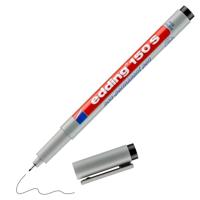 Edding Foliestift 150 S non-permanent pen 4-150001 Zwart - thumbnail