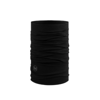 Buff Merino Lightweight Nekwarmer Black one size - thumbnail