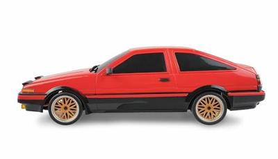 Amewi 1:18 RC auto Elektro Straatmodel AE86 Sprinter Trueno Scale Drift Rood Brushed Achterwielaandrijving RTR 2,4 GHz Incl. accu en laadkabel