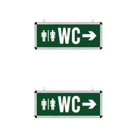 LED Noodverlichting WC - 2 Pack - Rabonta - Hangend - 3W - thumbnail