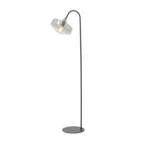 Light & Living Vloerlamp 'Solna' 160cm hoog, kleur Smoke/Mat Zwart - thumbnail