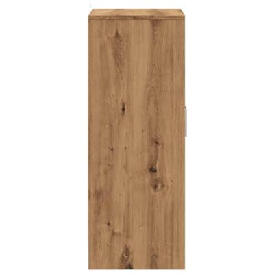 VidaXL Schoenenkast 60x35x92 cm bewerkt hout artisanaal eikenkleur VidaXL Schoenenkast 60x35x92 cm bewerkt hout artisanaal eikenkleur