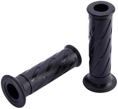 Domino rubber handvat rubber grip 1152 bw li.124mm/re.118mm