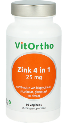 VitOrtho Zink 4 in 1 Vegicaps VitOrtho Zink 4 in 1 Vegicaps