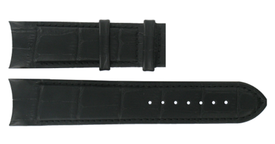 Horlogeband Tissot T0354101605100A XS / T610028591 Leder Zwart 22mm