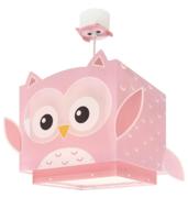 Dalber Kinderkamer hanglampPink Owl - 64482 - thumbnail